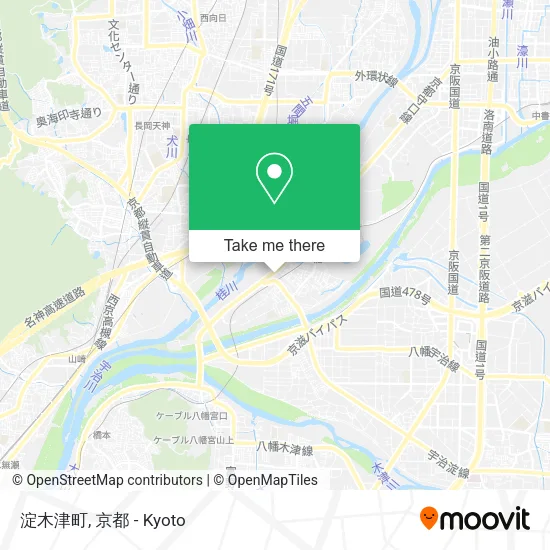 淀木津町 map