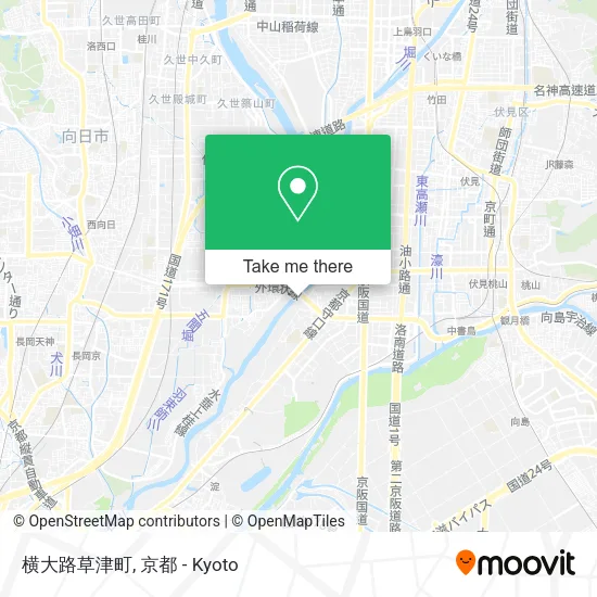 横大路草津町 map