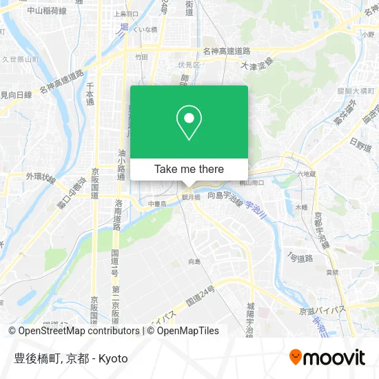 豊後橋町 map