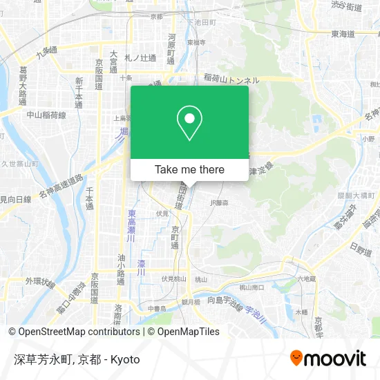 深草芳永町 map