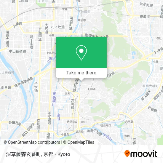 深草藤森玄蕃町 map