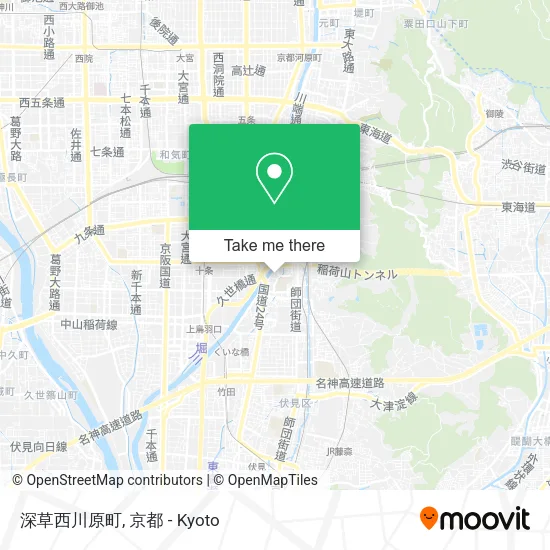深草西川原町 map