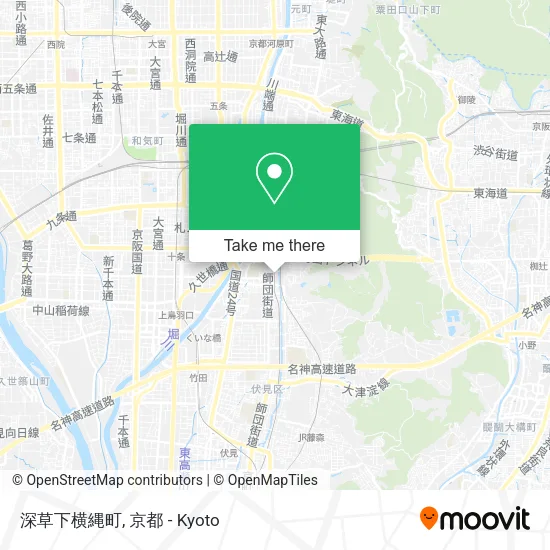 深草下横縄町 map