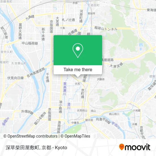 深草柴田屋敷町 map