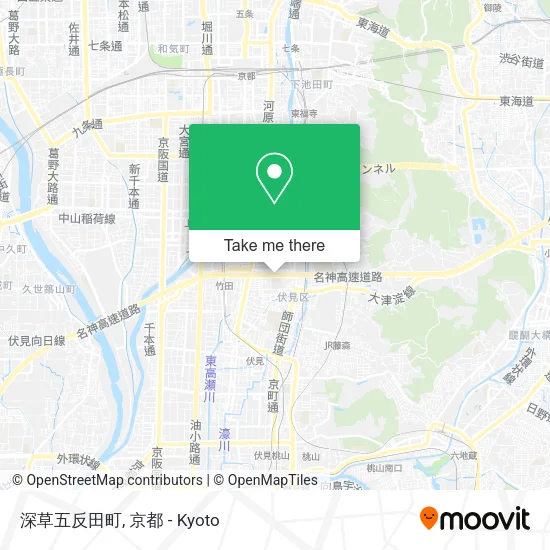 深草五反田町 map