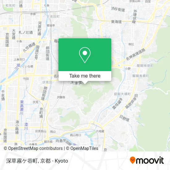 深草霧ケ谷町 map