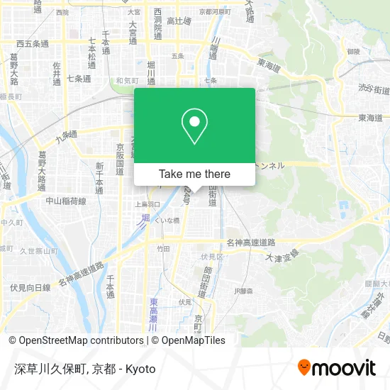 深草川久保町 map