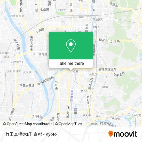 竹田真幡木町 map