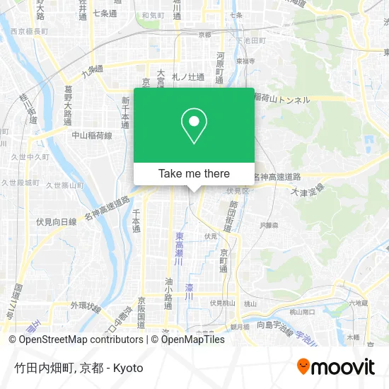 竹田内畑町 map