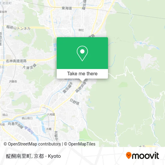 醍醐南里町 map