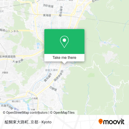 醍醐東大路町 map