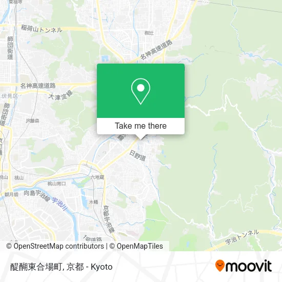 醍醐東合場町 map