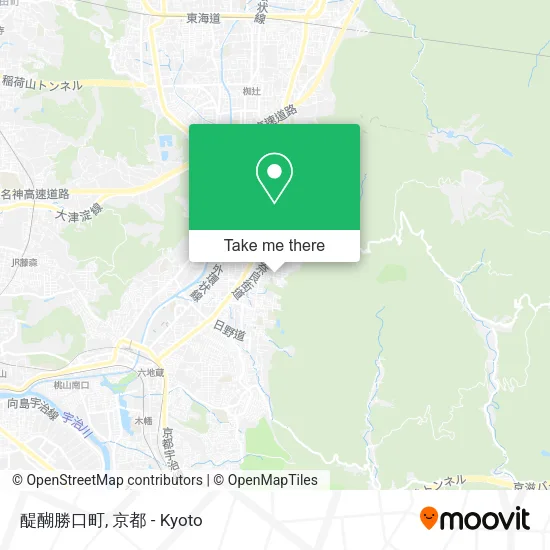 醍醐勝口町 map