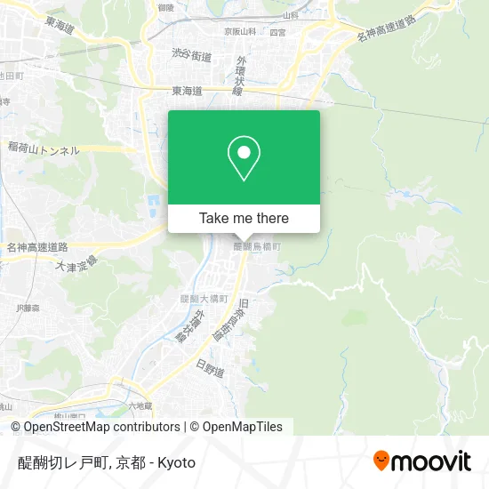 醍醐切レ戸町 map