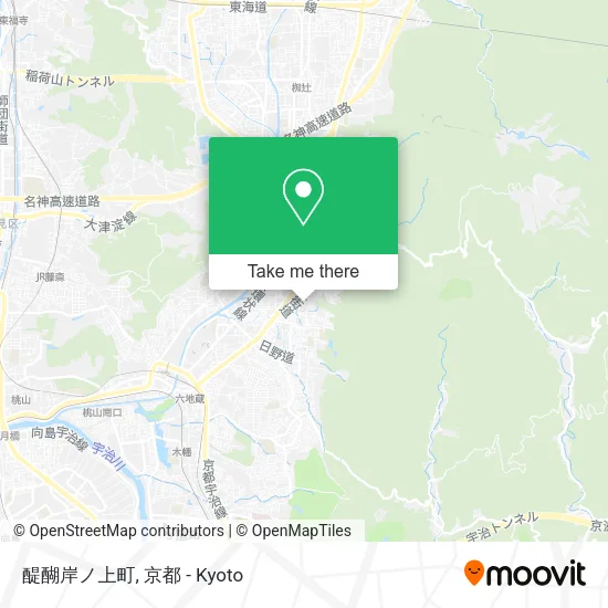 醍醐岸ノ上町 map