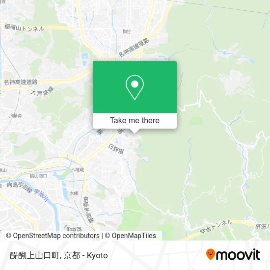 醍醐上山口町 map
