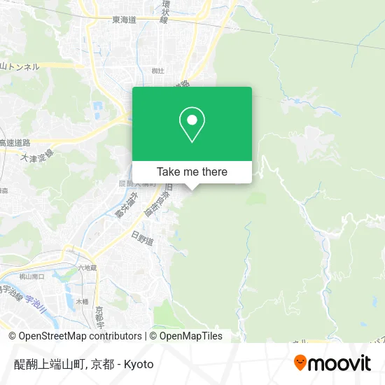 醍醐上端山町 map