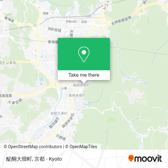 醍醐大畑町 map