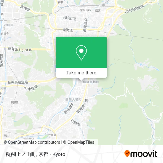 醍醐上ノ山町 map