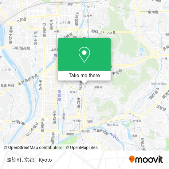 墨染町 map