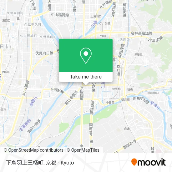 下鳥羽上三栖町 map