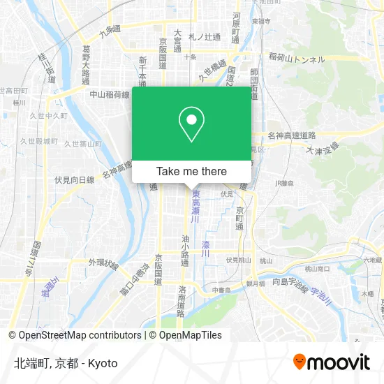 北端町 map