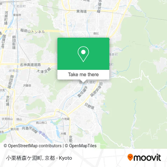 小栗栖森ケ淵町 map