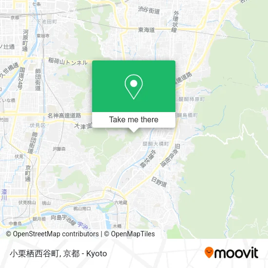 小栗栖西谷町 map