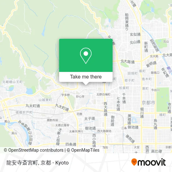 龍安寺斎宮町 map