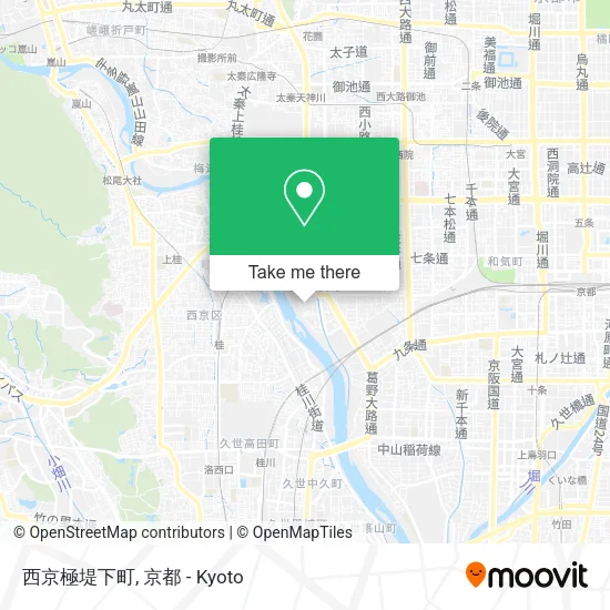 西京極堤下町 map