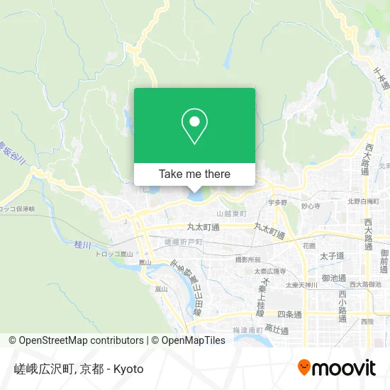 嵯峨広沢町 map