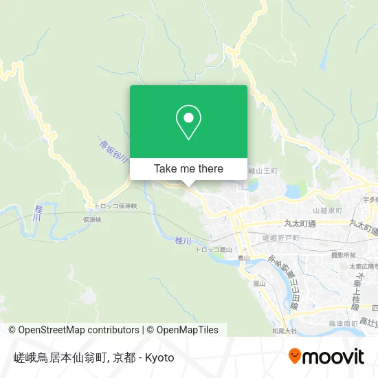 嵯峨鳥居本仙翁町 map