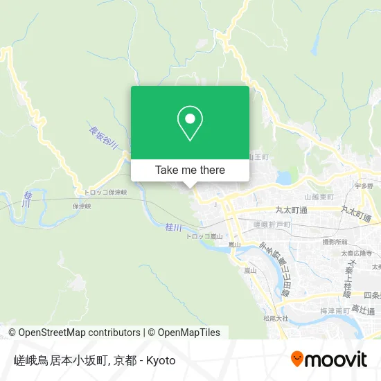 嵯峨鳥居本小坂町 map