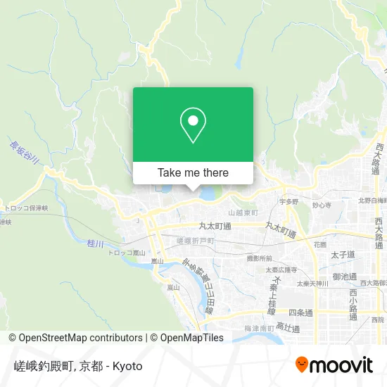 嵯峨釣殿町 map