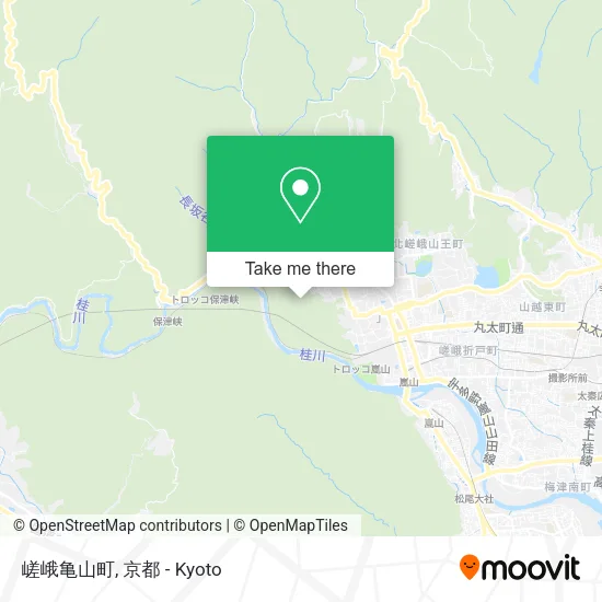 嵯峨亀山町 map