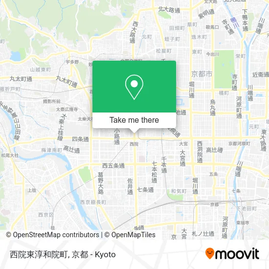 Saiin Higashi Junwa Town map