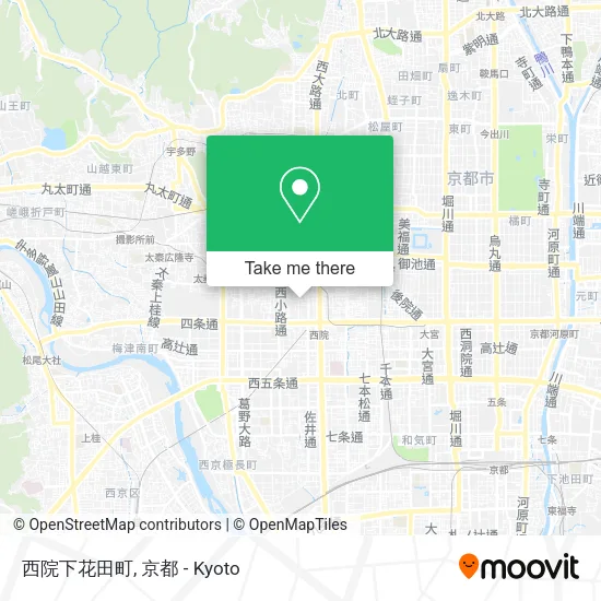 西院下花田町 map