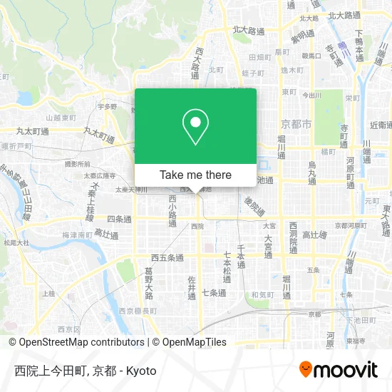 西院上今田町 map