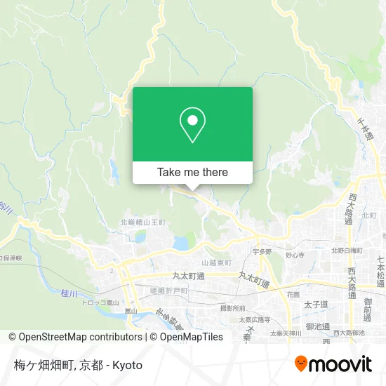 梅ケ畑畑町 map