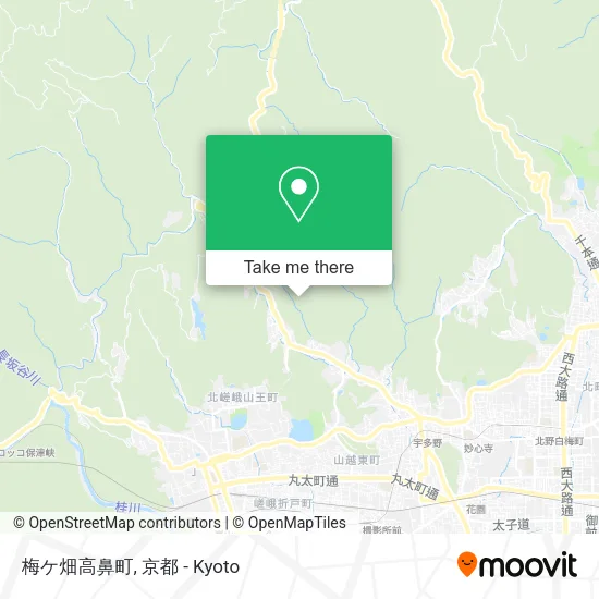 梅ケ畑高鼻町 map