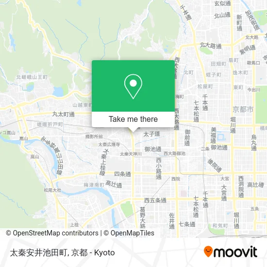 太秦安井池田町 map