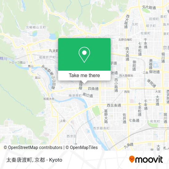 太秦唐渡町 map
