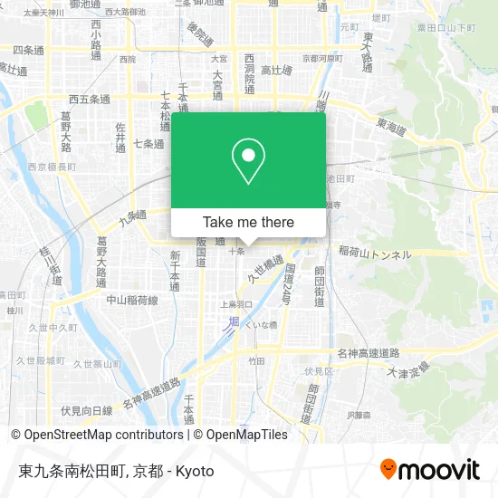 東九条南松田町 map