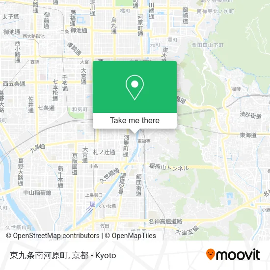 東九条南河原町 map
