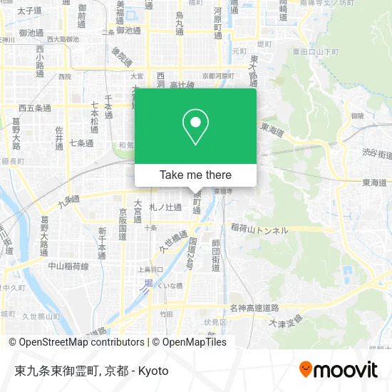 東九条東御霊町 map