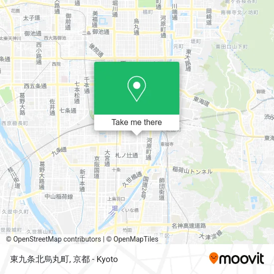 東九条北烏丸町 map