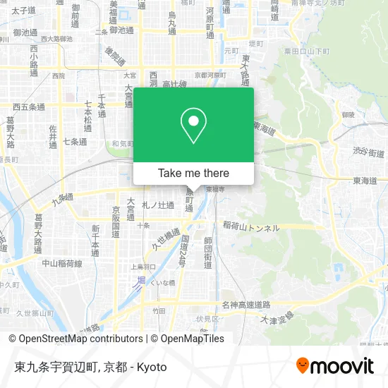 東九条宇賀辺町 map