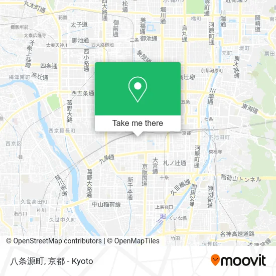 八条源町 map