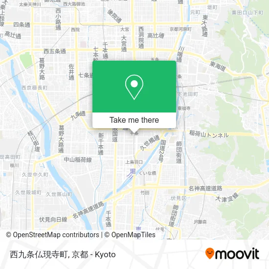 西九条仏現寺町 map