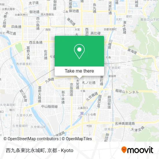 西九条東比永城町 map